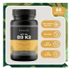Vitamina D3 y K2 con Aceite MCT ENDAROO para Mejor