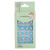 Pack of 24 Removable False Nails for Children, Cartoon Pattern,