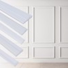 240"L x 0.9"W Peel and Stick Chair Rail Panel Molding,