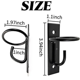 ROYHOO 4PCS Bucket Hooks for Horses Equestrian Bucket Hook Metal Water Bucket Hangers Horse Stalls Feed Bucket Barn Farmhouse Supplies (4)