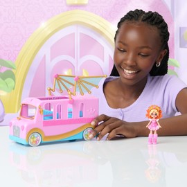 Royale High Bus & Glam Closet - (1) Exclusive Doll, On-The-Go Glam Closet, Moveable Wings, Working Wheels and Room for 4 Friends - Virtual Item Code Included - Ages 5+