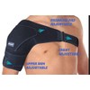 Thx4COPPER Magnetic Shoulder Brace, Compression Support Wrap Belt, Adjustable Stabilizer,Arm