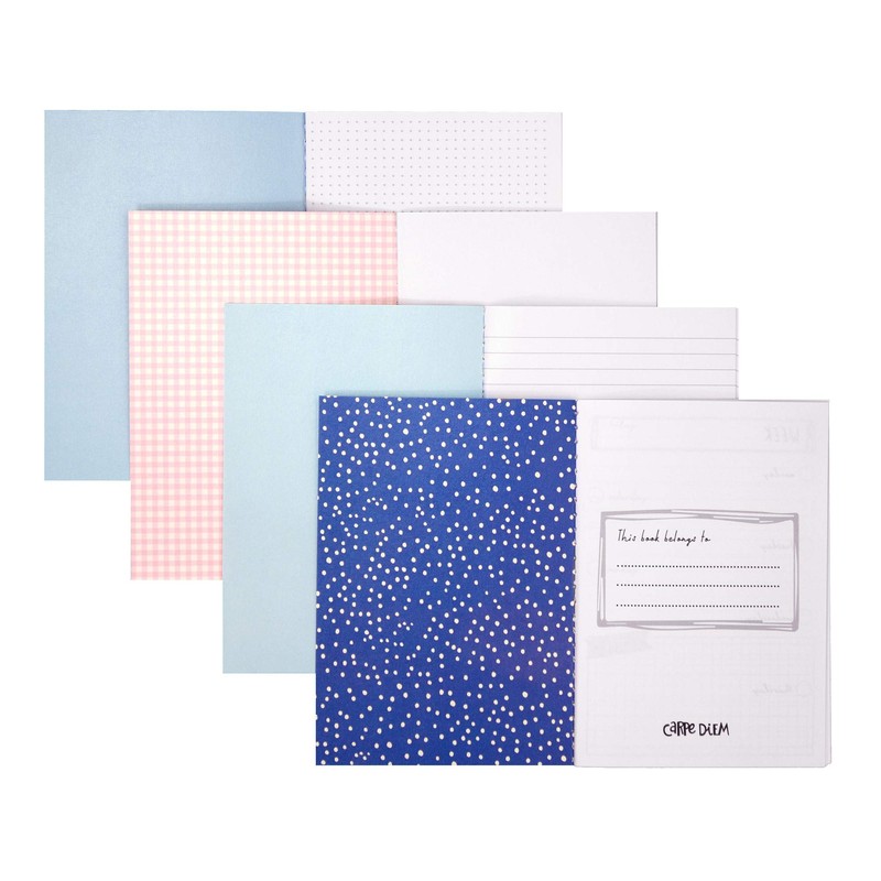 Pukka Pad, Carpe Diem 32 Page A6 Notebook 4 Pack