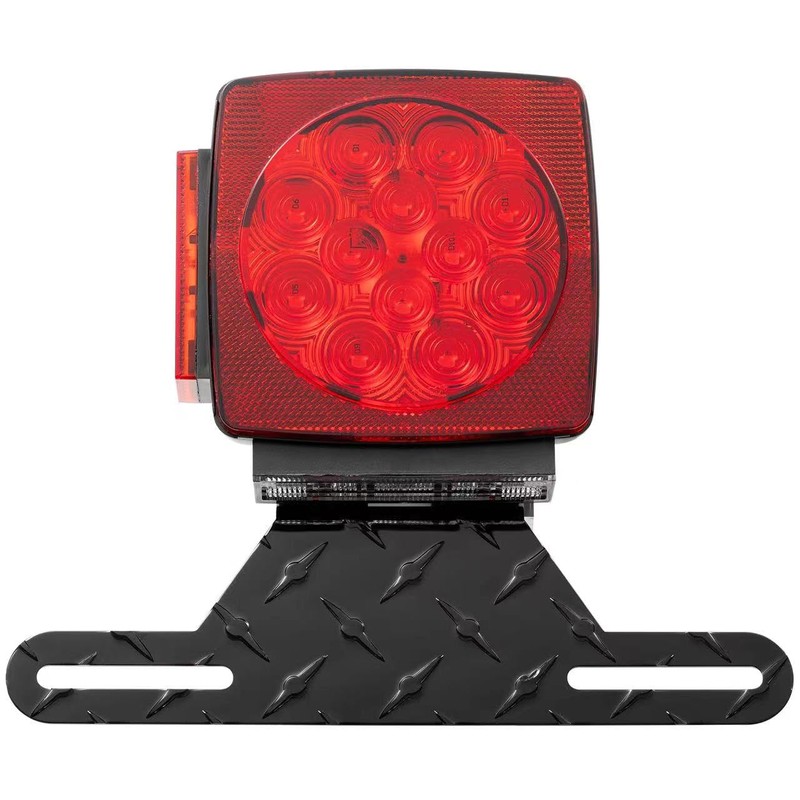 Trailer License Plate Holder Aluminum Heavy-Duty Bracket Holder Trailer License