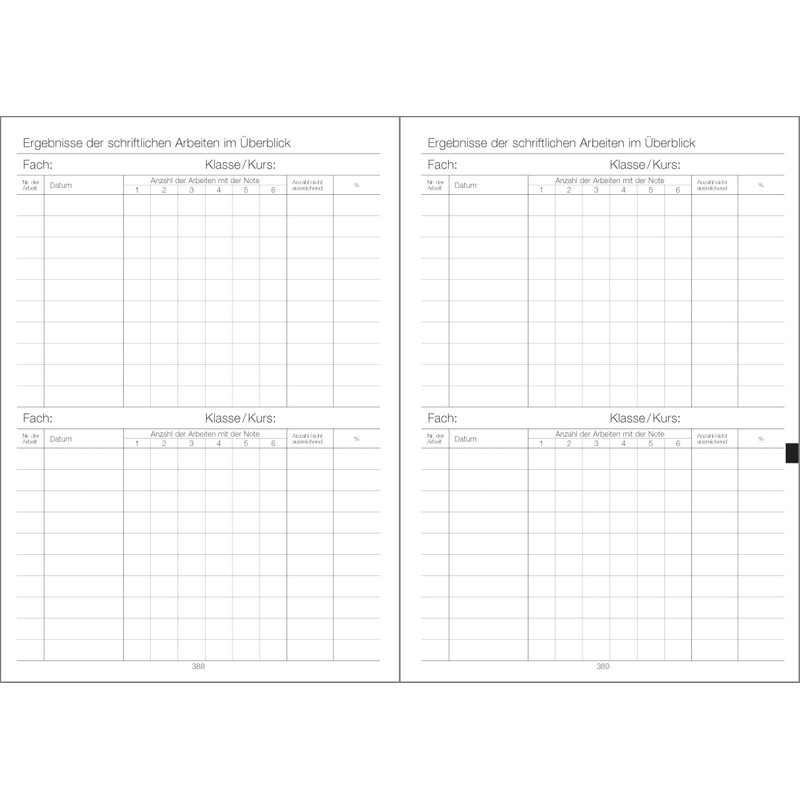 Set: F&L Teacher Organiser and Planning Book 2025/2026, DIN A5,