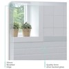 Neue Design Mood Rectangular Bathroom Mirror Wall Mounted (20 x