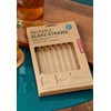 Clear Reusable Glass Straws