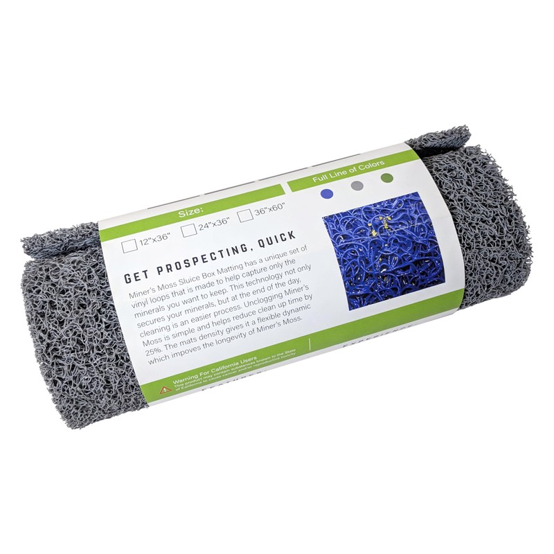 ASR Outdoor Grey Miners Moss Sluice Box Matting Mining Equipment