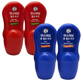 Mentholatum Lotion Roll-On Cool Hot 50ml Apply Cooling 4 Pieces 1 set