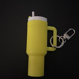 Mini Tumbler (Cup only) with Keychain:_Black