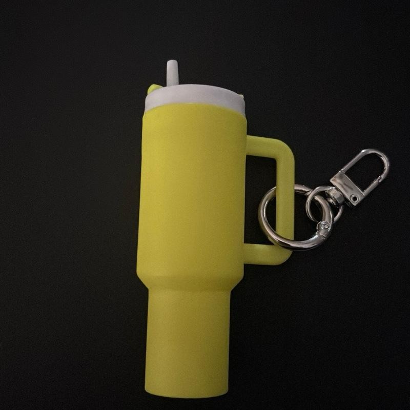 Mini Tumbler (Cup only) with Keychain:_Black