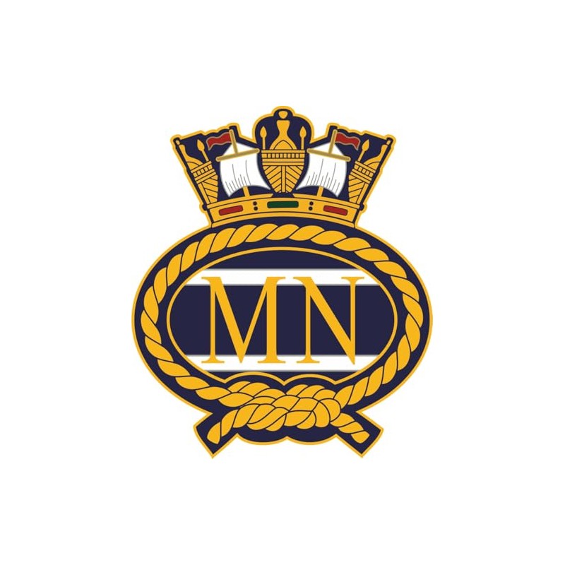 Merchant Navy Car Sticker - for Exterior or Interior Window