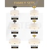 AUTELO 3-Light Drum Semi Flush Mount Ceiling Light Fixture, 12