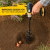 Sproot Garden Auger Drill Bit for Planting 2 Pack 1.6x16