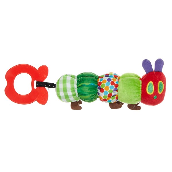 Teether Rattle, World of Eric Carle The Very Hungry Caterpillar Teething Toy for Babies