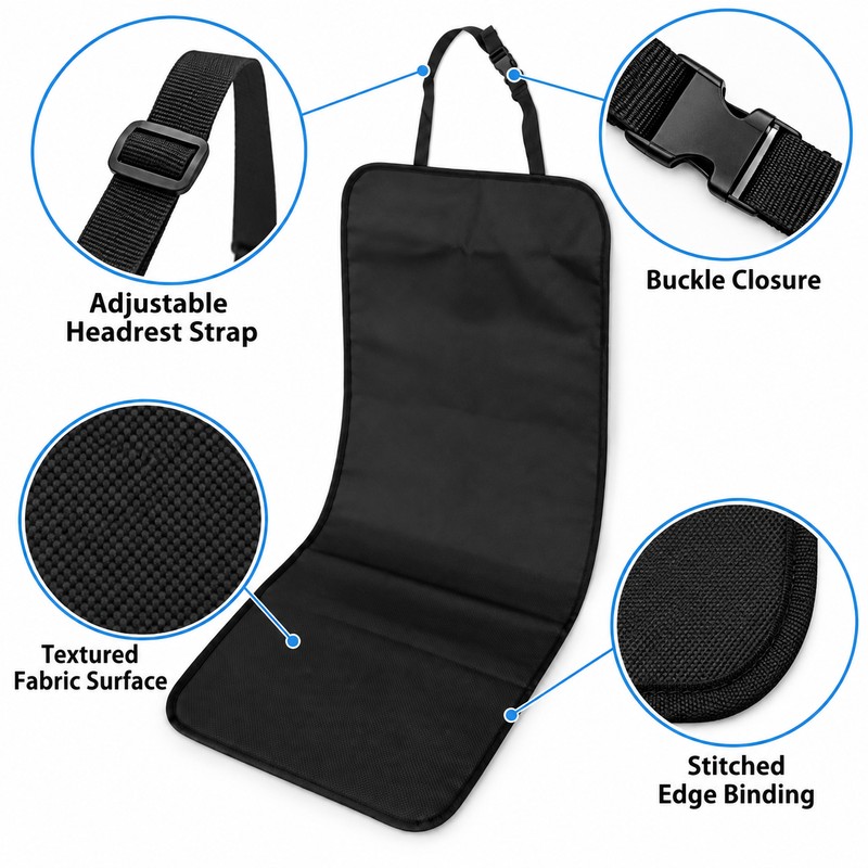 Foldable Pet Car Seat for Dog & Cat Travel –