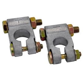 Ampper Lead Alloy Military Spec Battery Terminal Connectors, Top Post Battery Termin...