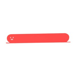 Smile Guard - Silicone Water Splash Guard for Kitchen & Bathroom Sinks, Dish Washing Baffle Board, Splash Proof Retaining Plate (Red)
