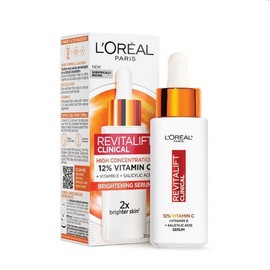 L'Oreal Paris Revitalift Clinical 12% Pure Vitamin C Brightening Face Serum 30mL
