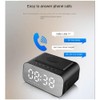 Yjijaiifd Bluetooth 5.0 Wireless Charger Computer Speaker LED Alarm Clock
