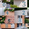 5.5 Inch House Numbers- Unique Cast Iron Metal Address/Mailbox Number