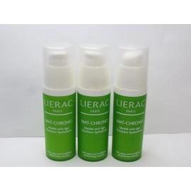 LIERAC MAT-CHRONO ANTI-AGING MATTIFYING MOISTURIZING EMULSION 1.42 OZ (LOT OF 3)