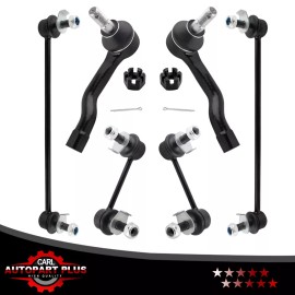 Unbranded Front & Rear Sway Bar End Links Tie Rod Ends Kit Fit for Infiniti FX35 FX45