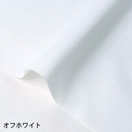 Nippon Chuko Eight Square Solid Fabric 100% Cotton Shirting Off White Shirting Width Approx. 43.3 x 19.7 inches (110 cm) x 19.7 inches (50 cm) Cut KD4630-101-50CM Fabric Plain Fabric Eight Square