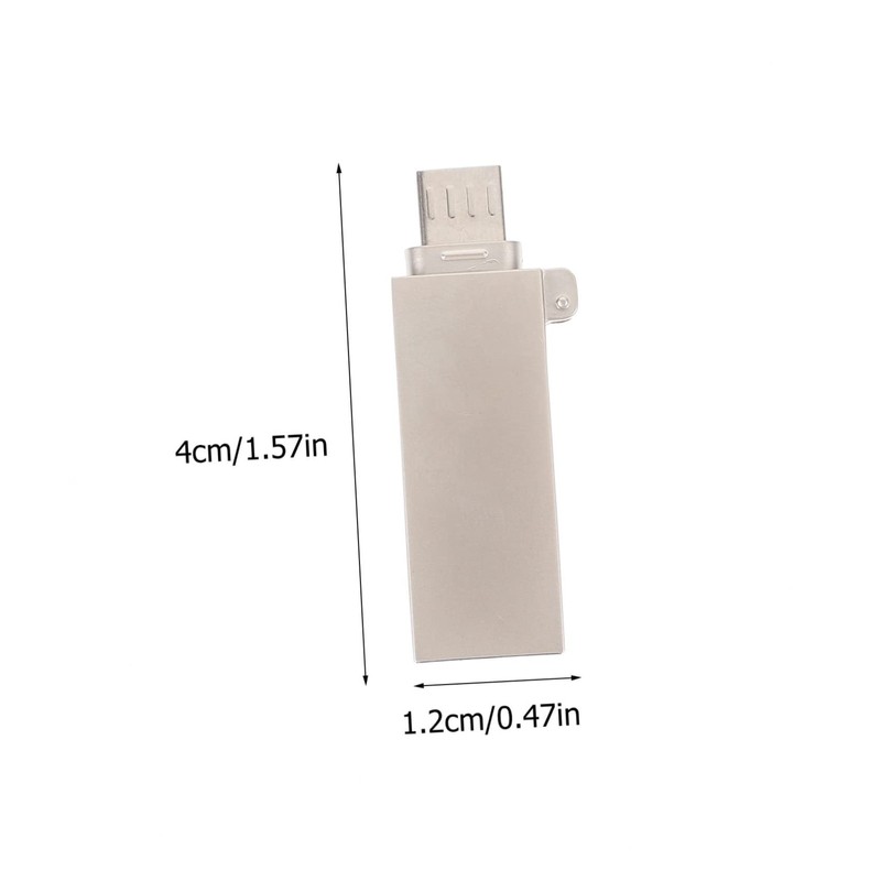 Tofficu 1Pc Reader Micro USB Adapter Portable Data Converter for