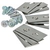 vhbw 18 x Replacement Blades Compatible with Kress Mission Nano