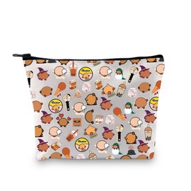 JXGZSO Kpop Inspired Cosmetic Bag Korean Singer Fan Gift Korean Tata Makeup Bag Cartoon Character Lover Gift, Cartoon Character 2 Makeup Bag