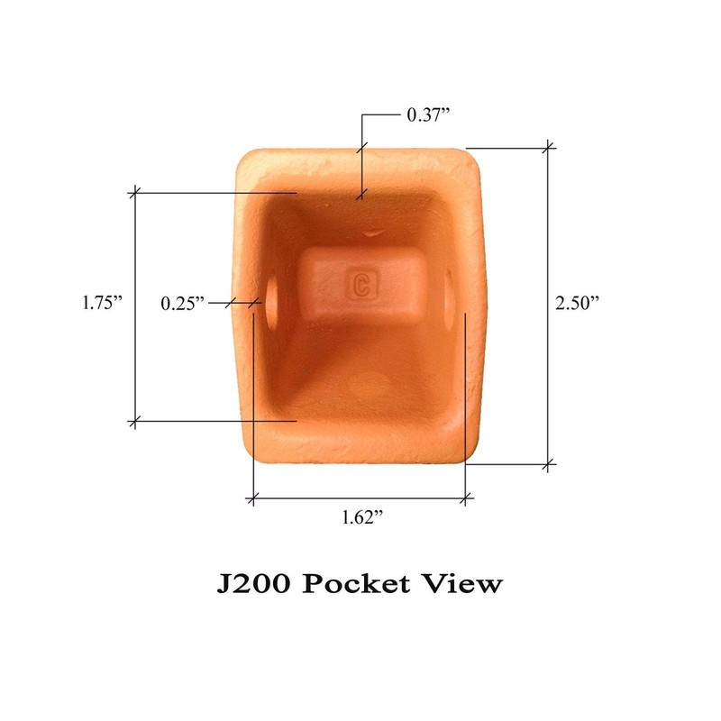 5 - Cat J200 Style Backhoe Bucket Flare Teeth w