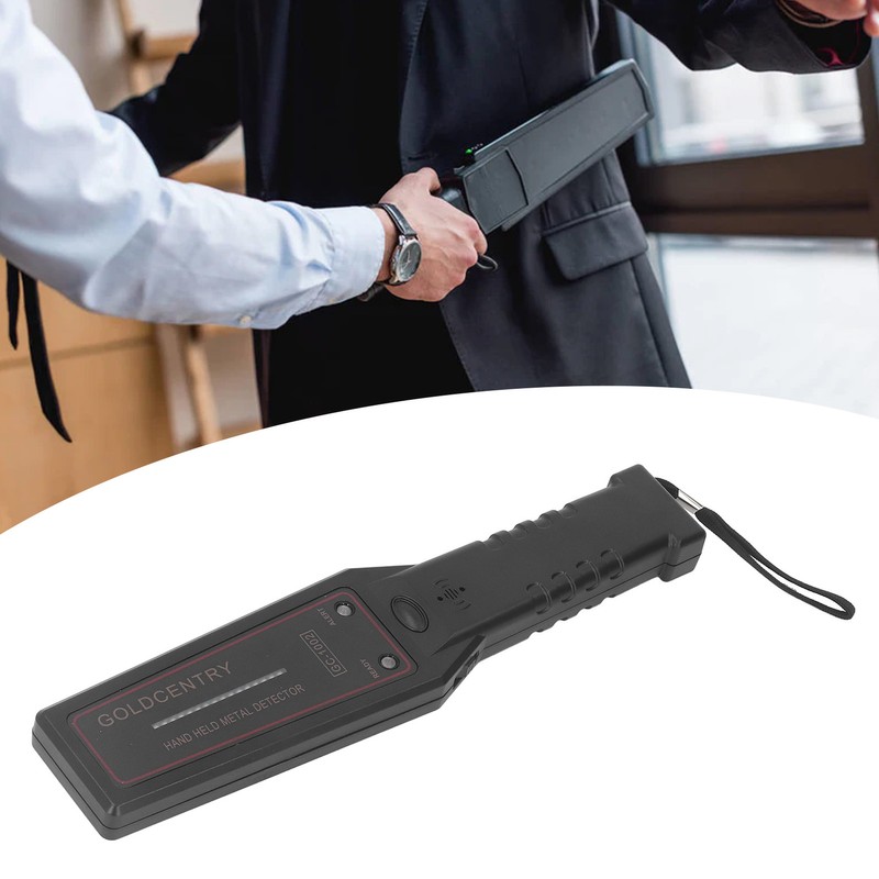 Handheld Metal Detector Portable Vibration Buzzer Security Detection Alarm with