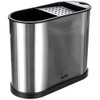 IBILI Utensil Holder Prisma Rectangular 22x18 cm of Stainless Steel/Plastic,
