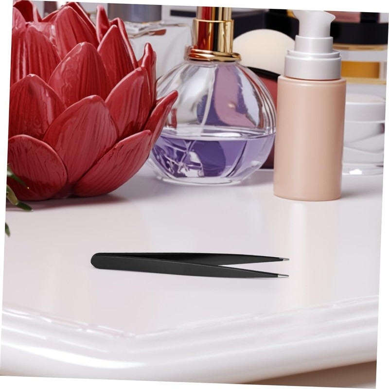 ORFOFE Salon Quality Tweezers Set Stainless Steel Tips for Hair