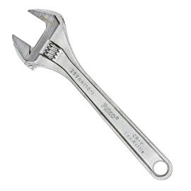 Proferred T05054 Standard Adjustable Wrench, Chrome Finish, 10"