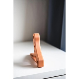 Ergonomic Sliding Stick - Safety Tool for Table Saws (15 mm and 25 mm) (Matte Orange, Thickness - 25 mm)