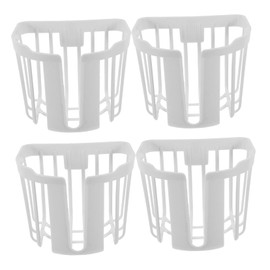 Mipcase 4pcs Wall Hanging Planter Basket for Indoor and Outdoor Use Elegant Flower Pot Container for Railing Fence and Balcony Decor Easy Wall Installation and Maintenance for Greenery