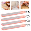 Minkissy 4pcs Portable Nail Files for Manicure Sturdy Nail Trimming