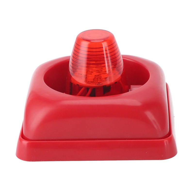 Visual and Acoustic Alarm with 3 Tone Modes, LED Flashing