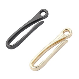 Kurohido Fish Hook Hook Keychain 2 Pcs, gold
