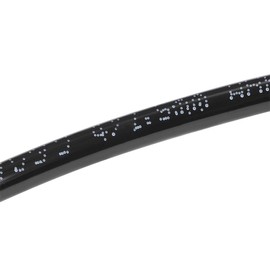 sourcing map Pneumatic Air Tubing, 4mm OD x 2.5mm ID 4m(157 Inch) PU Polyurethane Air Compressor Tubing Hose Pipe Black