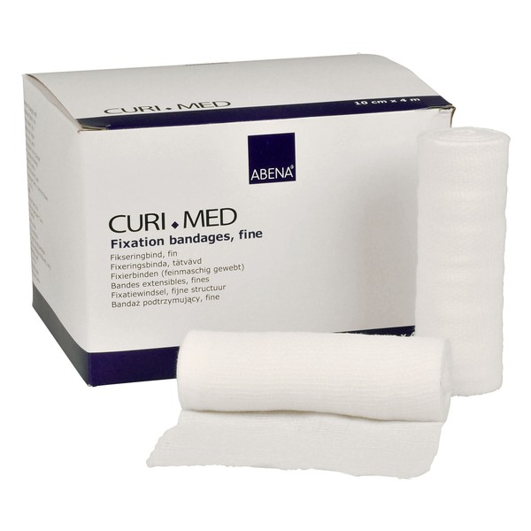 Curi-Med - gauze fixation bandage - 4 m x 10 cm - elastic - 20 piece