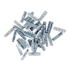 YuanKanJu Briar Hill Metal End Clips for Rubber Upholstery Webbing, Chair Furniture Repair (50pc)