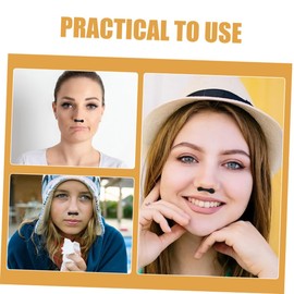 COLLBATH 100Pcs Washable Nose Plugs for Women Haze Sponge Filters for Comfortable Breathing for Tanning Protection Makeup Application Dusty Conditions