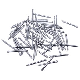 (Pack of 50 pcs) Small Head 1.5 x 20 mm Finishing Nails, Zinc Plated Steel Nails, Nails for Woodworking (50, 1.5 x 20 mm)