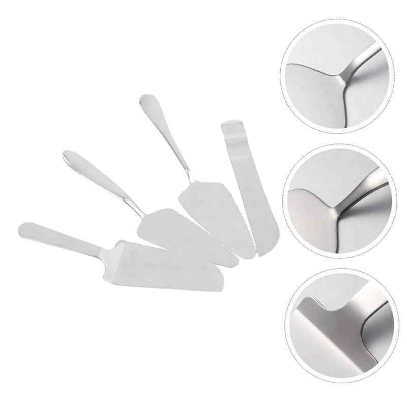 BIUDECO 4 Piezas espátula de pastel espátula para servir postres