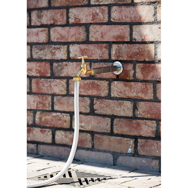 Outdoor Garden Tap Hose Union Bib Tap 3/4" polished Brass