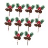 MAGICLULU 10pcs Lifelike Christmas Pine Tree Branches Berries and Pine