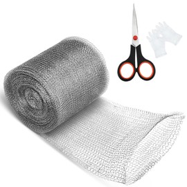 Stainless Steel Mesh Screen Wire Mesh for Mice Control Weep Hole Covers for Brick Walls Wire Mesh Screen Upgraded Metal Mesh Flexible Stretchy Meshs Fabric for Rodent Barrier 5 in X 47 in